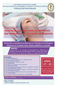 CURSO-TALLER Ventilacion Mecánica Invasiva en Unidades de Terapia Intenciva