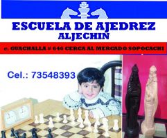 clases ajedrez ninos la paz Escuela de Ajedrez Aljechin
