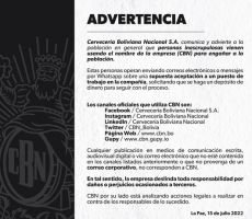 cursos cerveza artesanal la paz Cervecería Boliviana Nacional