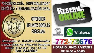 blanqueamientos dentales en la paz Odontologia Especializada Estética y Rehabilitación Oral